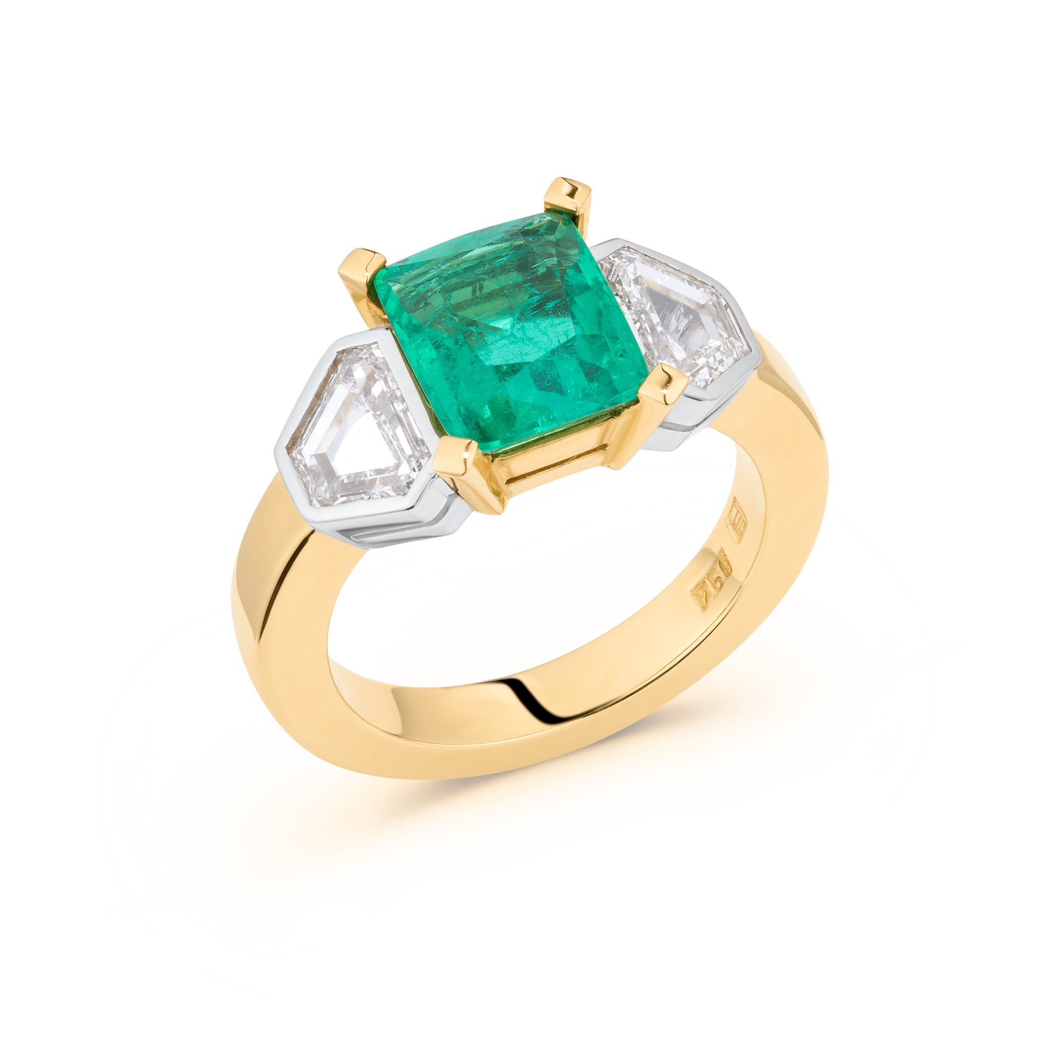 Colombian Emerald Ring ‚ No Oil + Cert